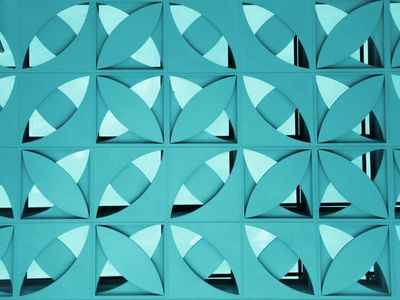 Symmetric geometric pattern symbolizing physical endurance and stability